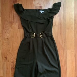 Charlotte Russe Women’s Off the Shoulder Jumpsuit